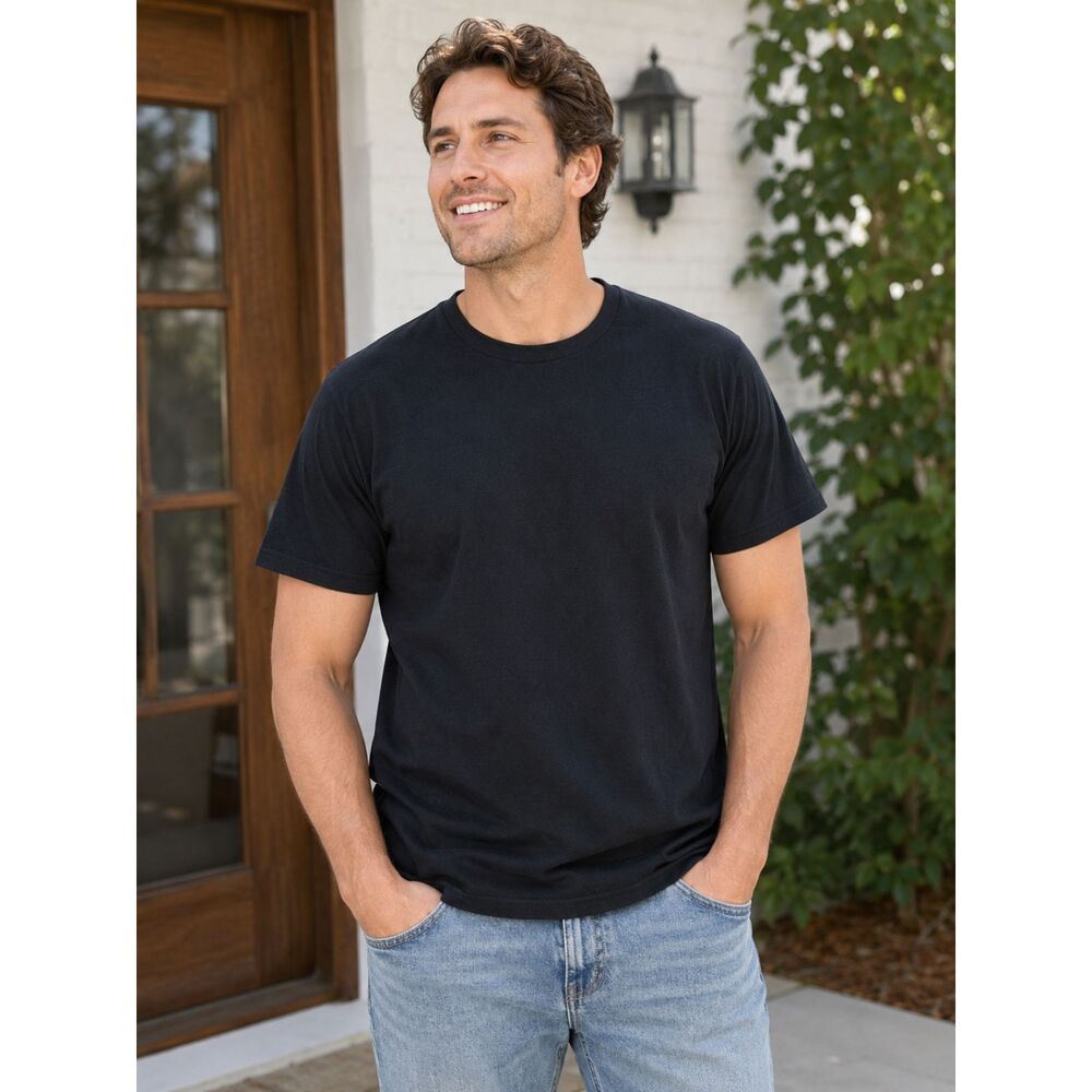 Blue Mountain Black Crewneck Tee XL